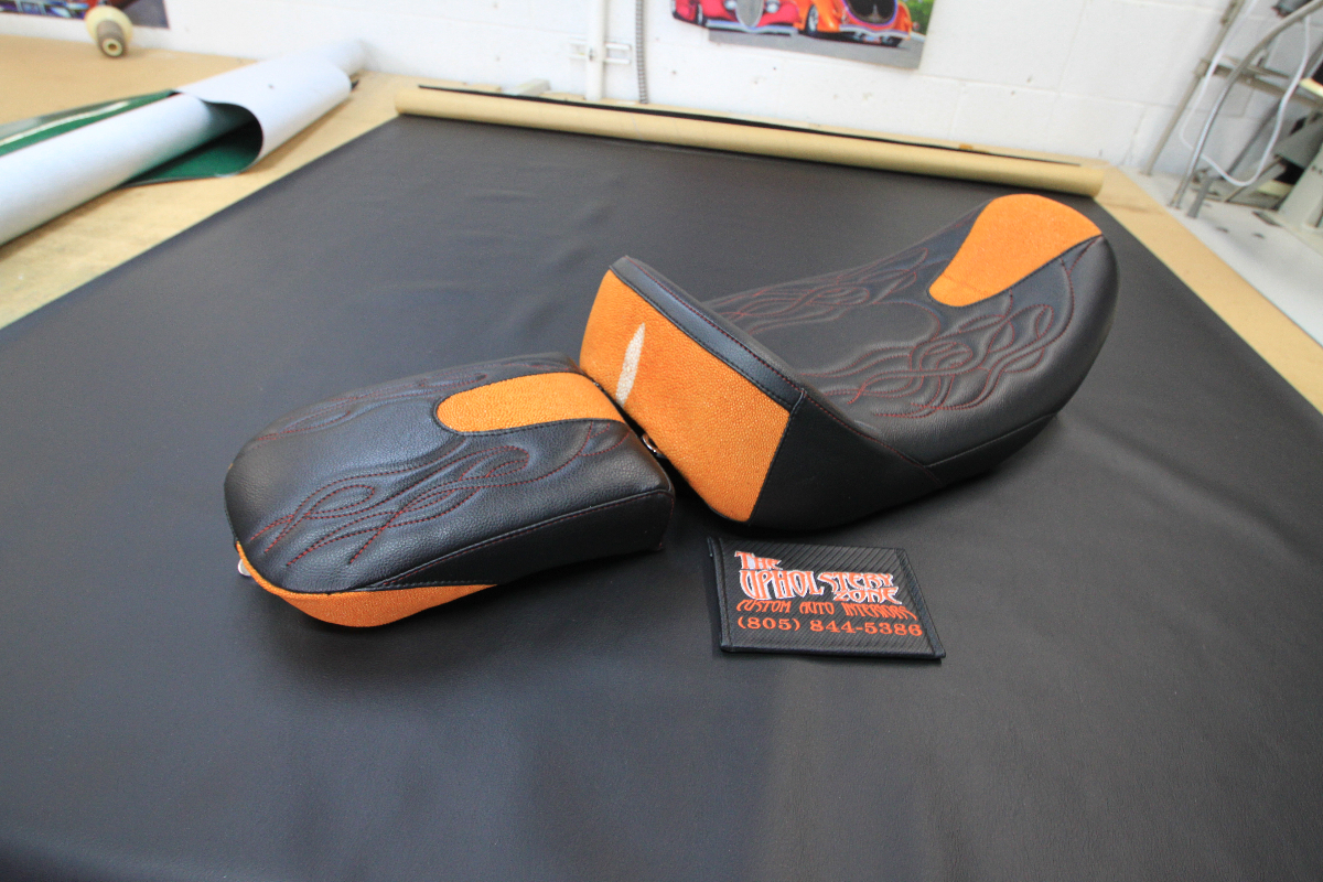 ostrich motorcycle seat